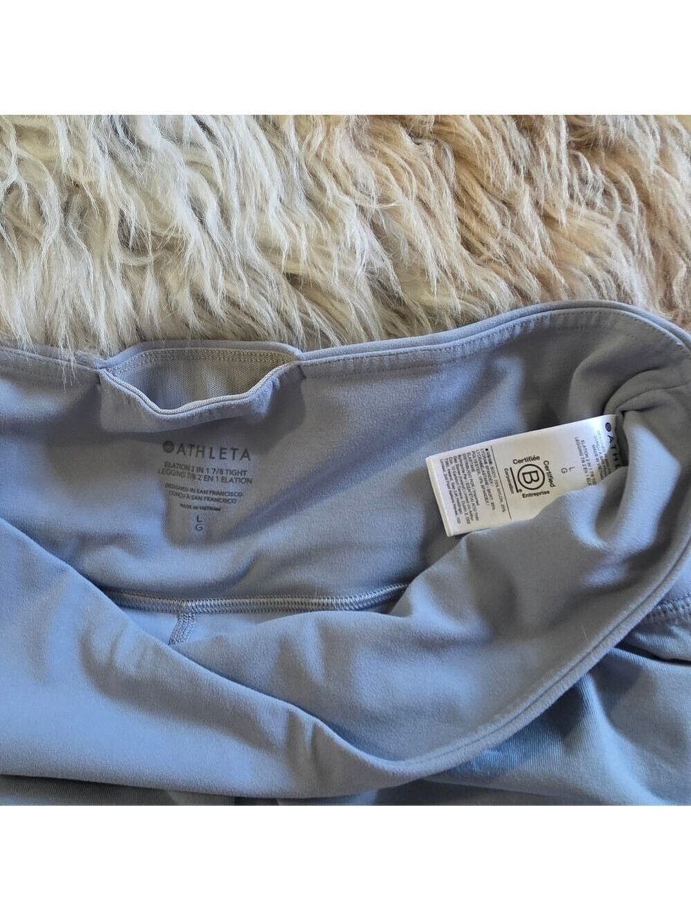Athleta Elation 2 In 1 7/8 Skirt Tight In Sky Blue - Picture 4 of 8